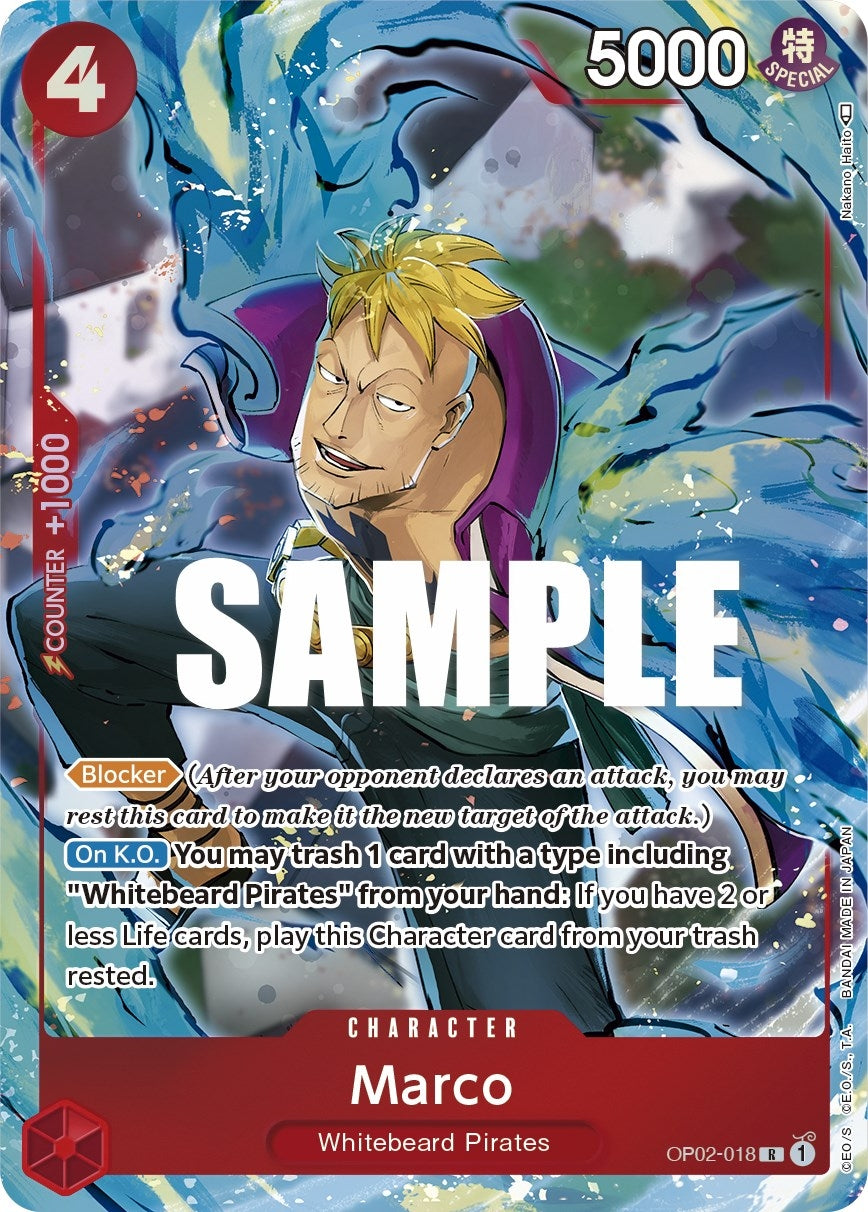 Image for Marco (Alternate Art) (OP02-018) (Paramount War) (OP02) - One Piece Card Game