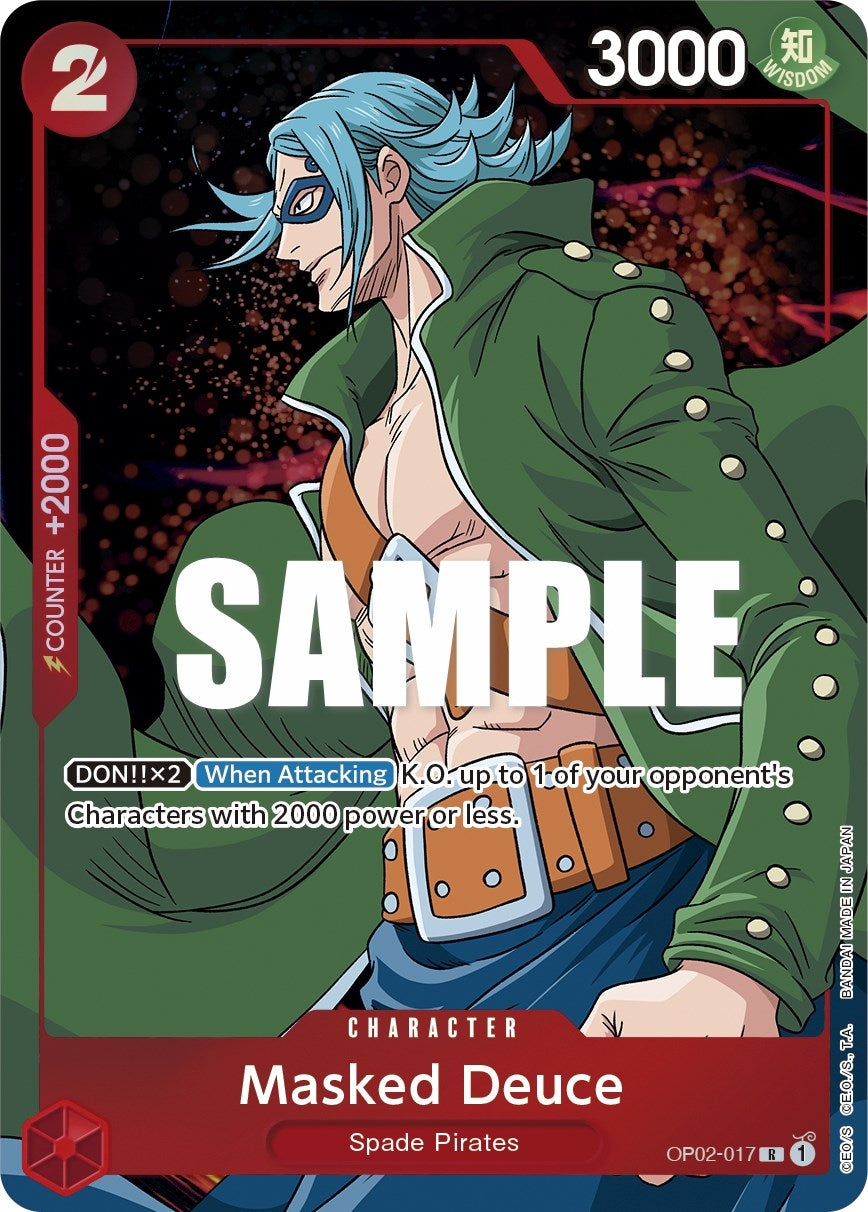 Image for Masked Deuce (Alternate Art) (OP02-017) (Paramount War) (OP02) - One Piece Card Game