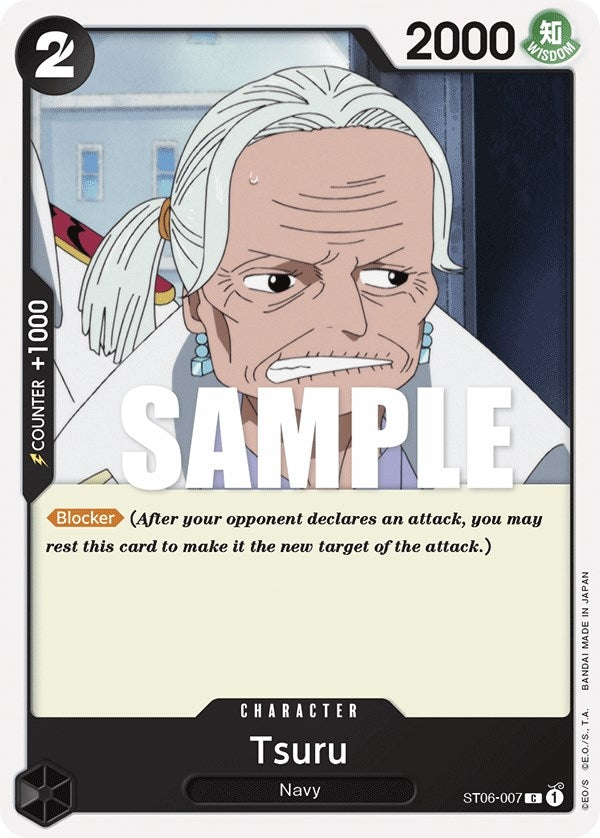 Image for Tsuru (ST06-007) (Starter Deck 6: Absolute Justice) (ST-06) - One Piece Card Game