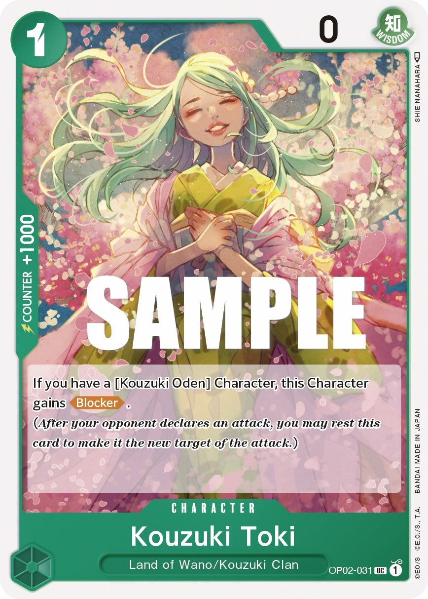 Image for Kouzuki Toki (OP02-031) (Paramount War) (OP02) - One Piece Card Game