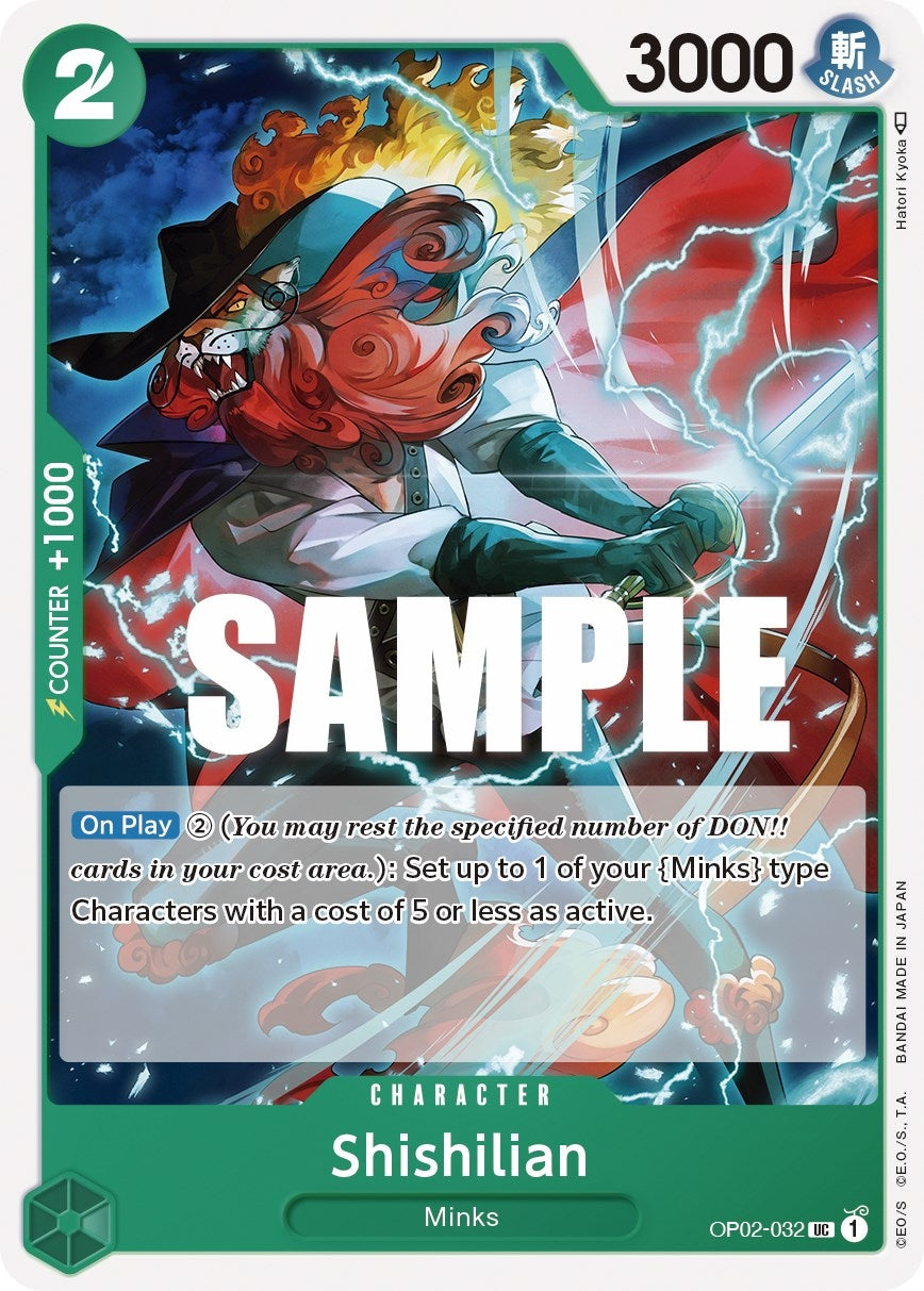Image for Shishilian (OP02-032) (Paramount War) (OP02) - One Piece Card Game