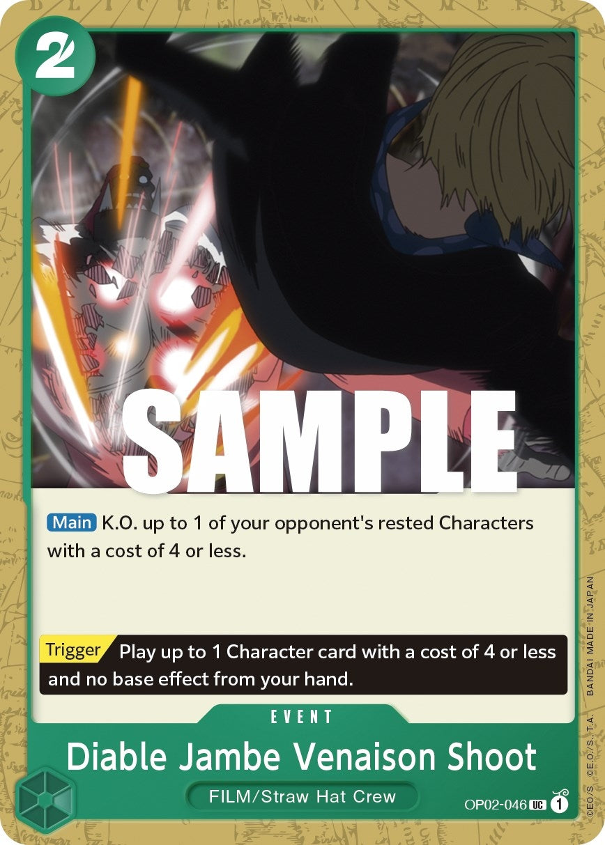 Image for Diable Jambe Venaison Shoot (OP02-046) (Paramount War) (OP02) - One Piece Card Game
