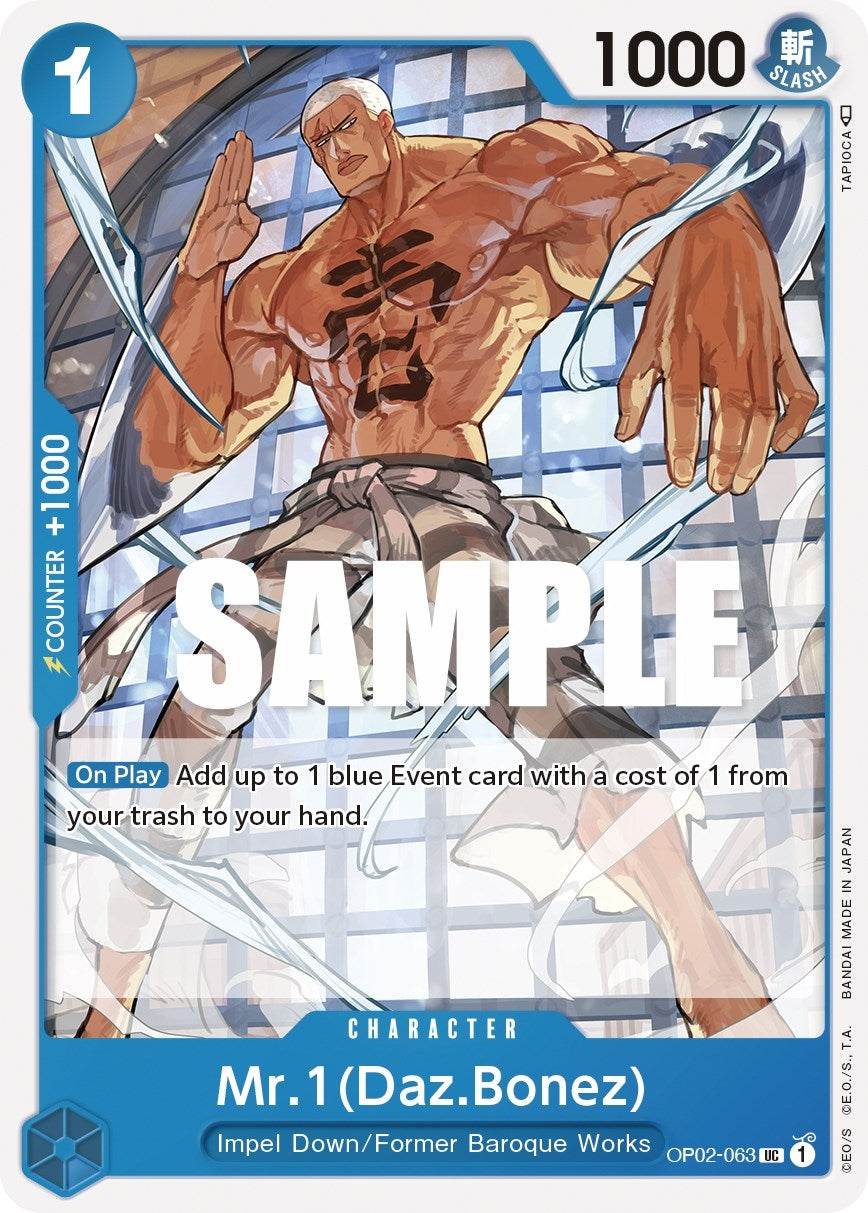 Image for Mr.1 (Daz.Bonez) (OP02-063) (Paramount War) (OP02) - One Piece Card Game