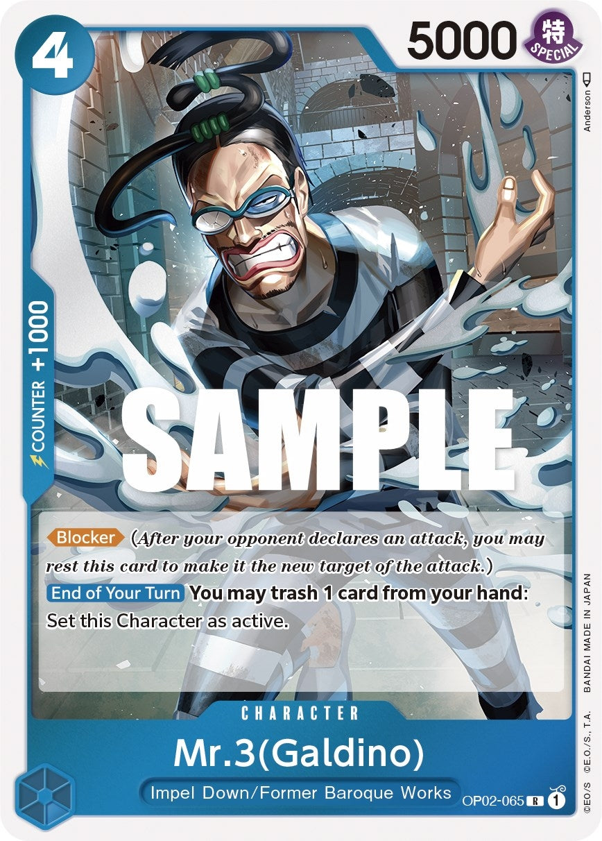 Image for Mr.3 (Galdino) (OP02-065) (Paramount War) (OP02) - One Piece Card Game
