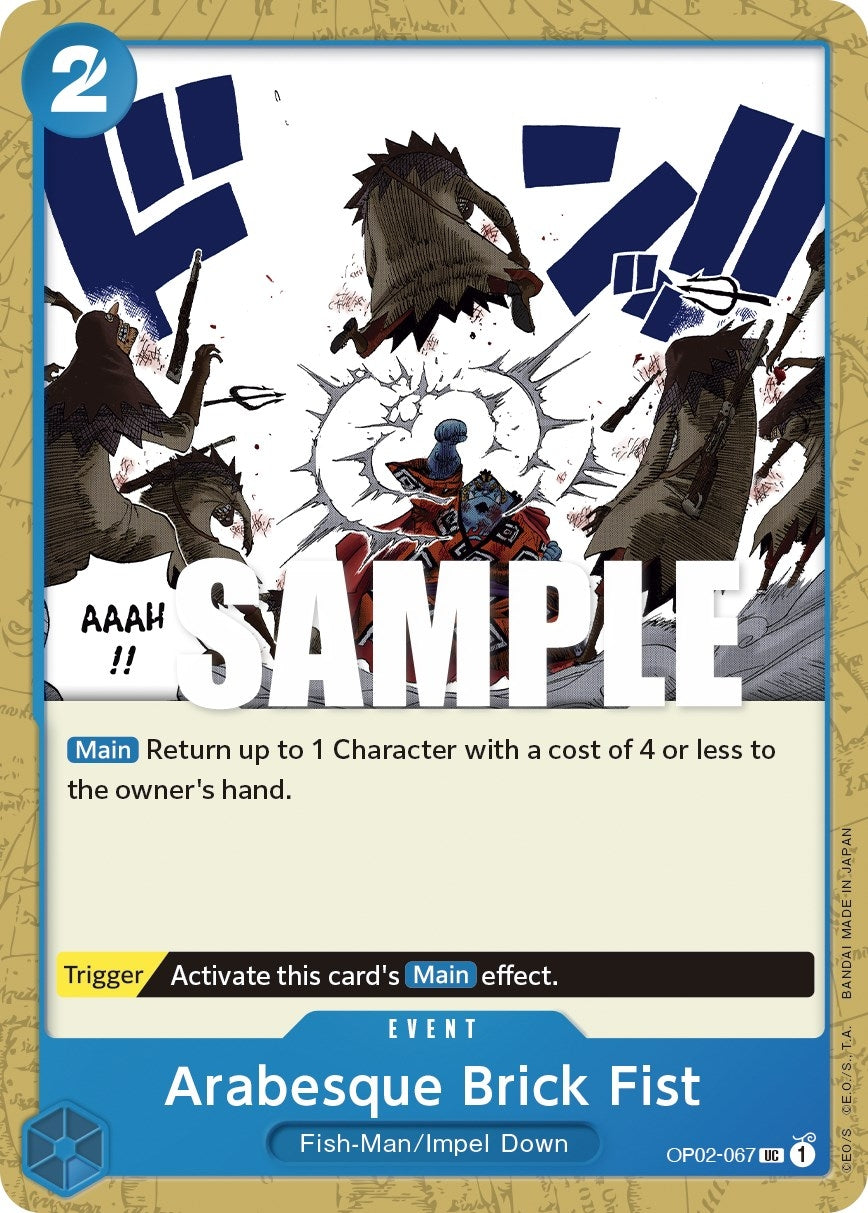Image for Arabesque Brick Fist (OP02-067) (Paramount War) (OP02) - One Piece Card Game