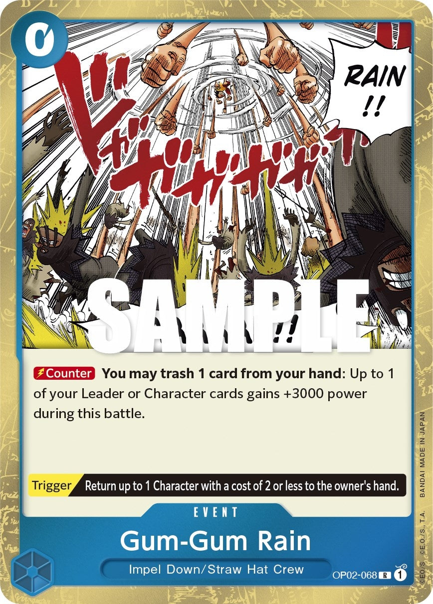 Image for Gum-Gum Rain (OP02-068) (Paramount War) (OP02) - One Piece Card Game