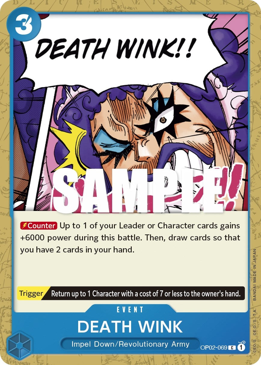Image for DEATH WINK (OP02-069) (Paramount War) (OP02) - One Piece Card Game