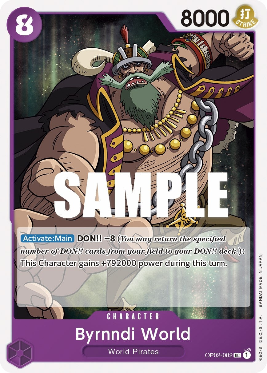 Image for Byrnndi World (OP02-082) (Paramount War) (OP02) - One Piece Card Game