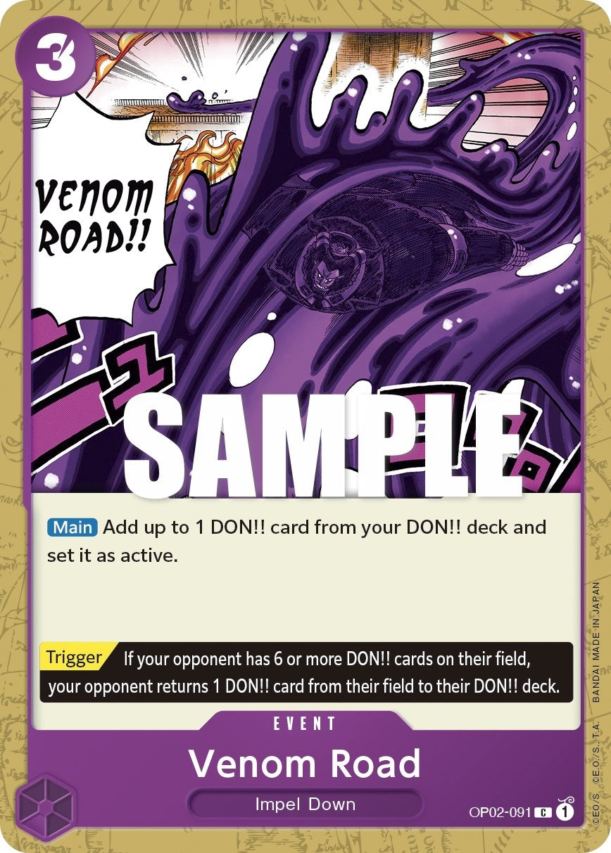 Image for Venom Road (OP02-091) (Paramount War) (OP02) - One Piece Card Game