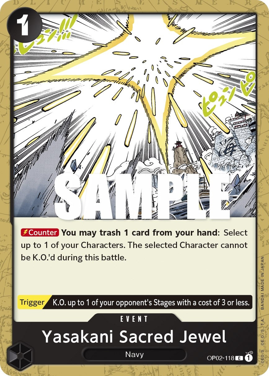 Image for Yasakani Sacred Jewel (OP02-118) (Paramount War) (OP02) - One Piece Card Game