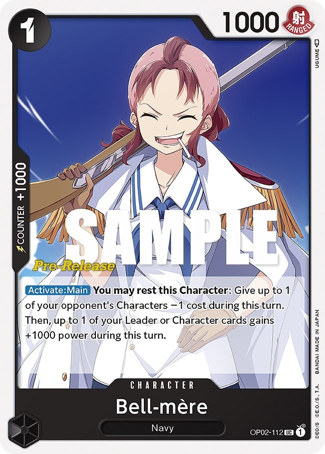 Image for Bell-mere (OP02-112) (Paramount War Pre-Release Cards) (OP02 PRE) - One Piece Card Game