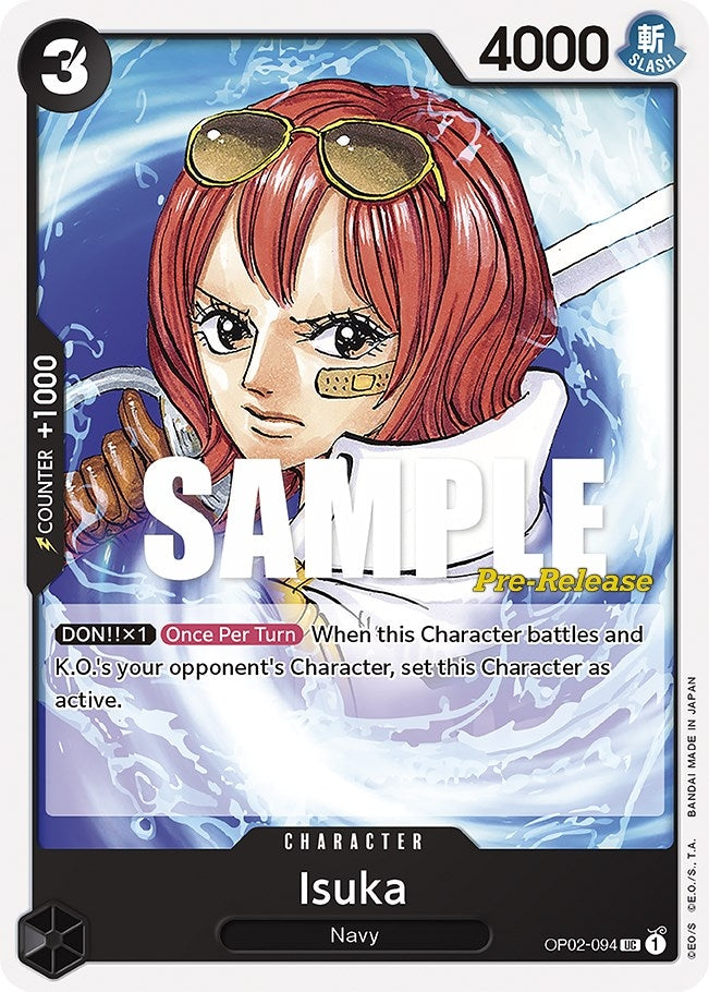 Image for Isuka (OP02-094) (Paramount War Pre-Release Cards) (OP02 PRE) - One Piece Card Game