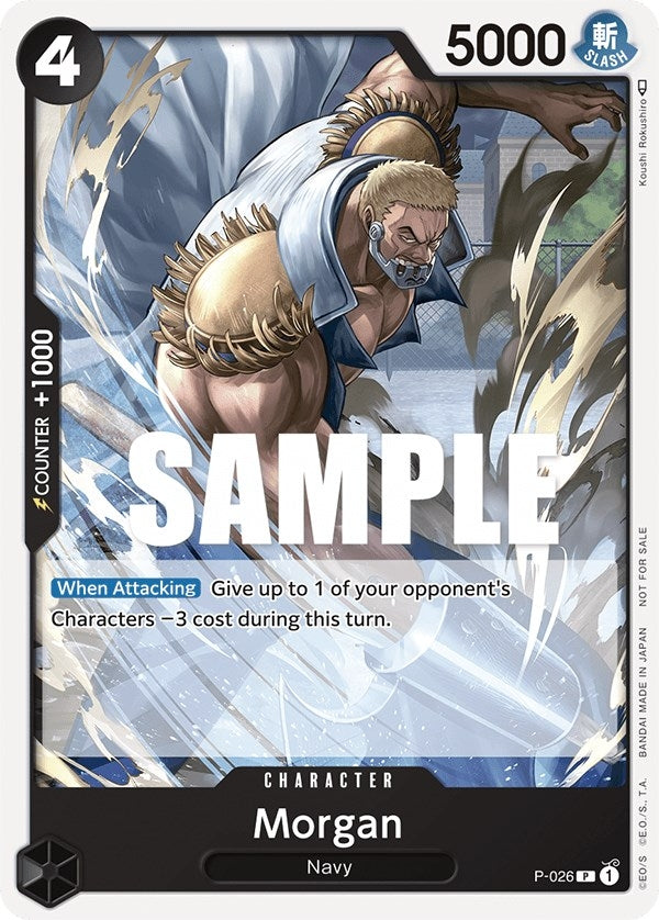 Image for Morgan (Pirates Party Vol. 2) (P-026) (One Piece Promotion Cards) (OP-PR) - One Piece Card Game