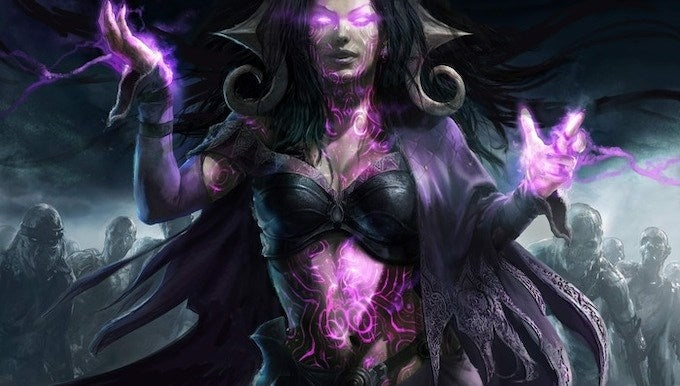 Image for Aleksi Briclot Planeswalker Playmat for Magic: The Gathering (Kickstarter Exclusive) - Liliana, Demonic Pact - Playmats