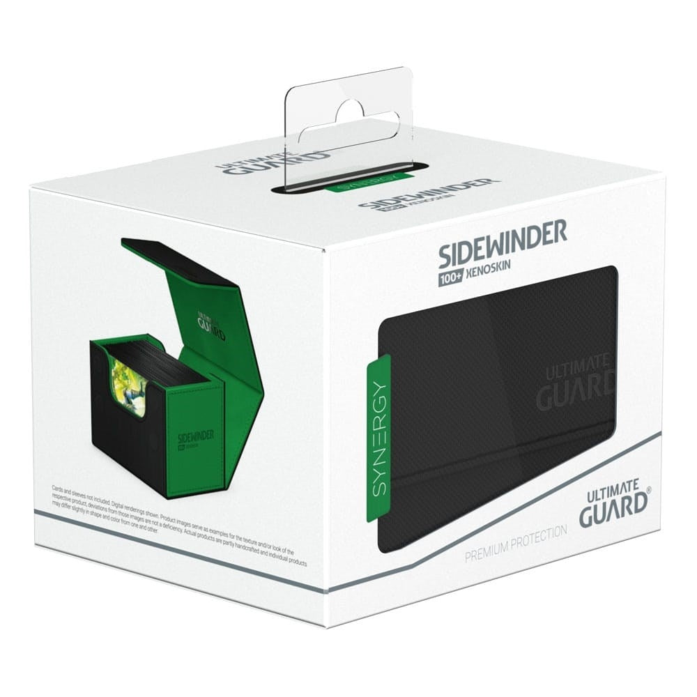 Image for Synergy Sidewinder Xenoskin Deck Case 100+ - Black/Green - Deck Boxes