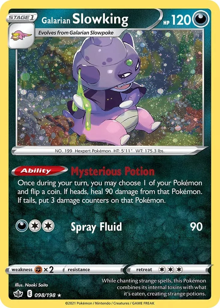 Image for Galarian Slowking (Cosmos Holo) (098/198) (Miscellaneous Cards & Products) (MCAP) - Pokemon