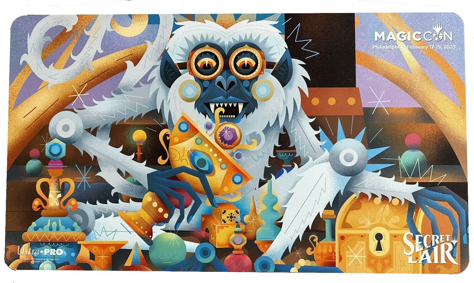 Image for Secret Lair Showdown MagicCon 2023 Ragavan, Nimble Pilferer Standard Gaming Playmat for Magic: The Gathering - Playmats