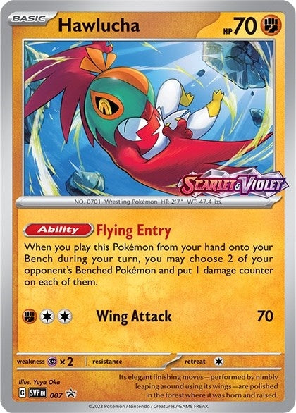 Image for Hawlucha - 007 (Prerelease) (007) (SV: Scarlet & Violet Promo Cards) (SVP) - Pokemon