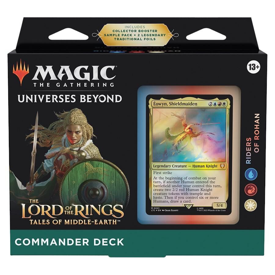 Magic The Gathering | Lord of the Rings - Riders of Rohan (Blue/Red/White) Commander Deck - PokeBox USA