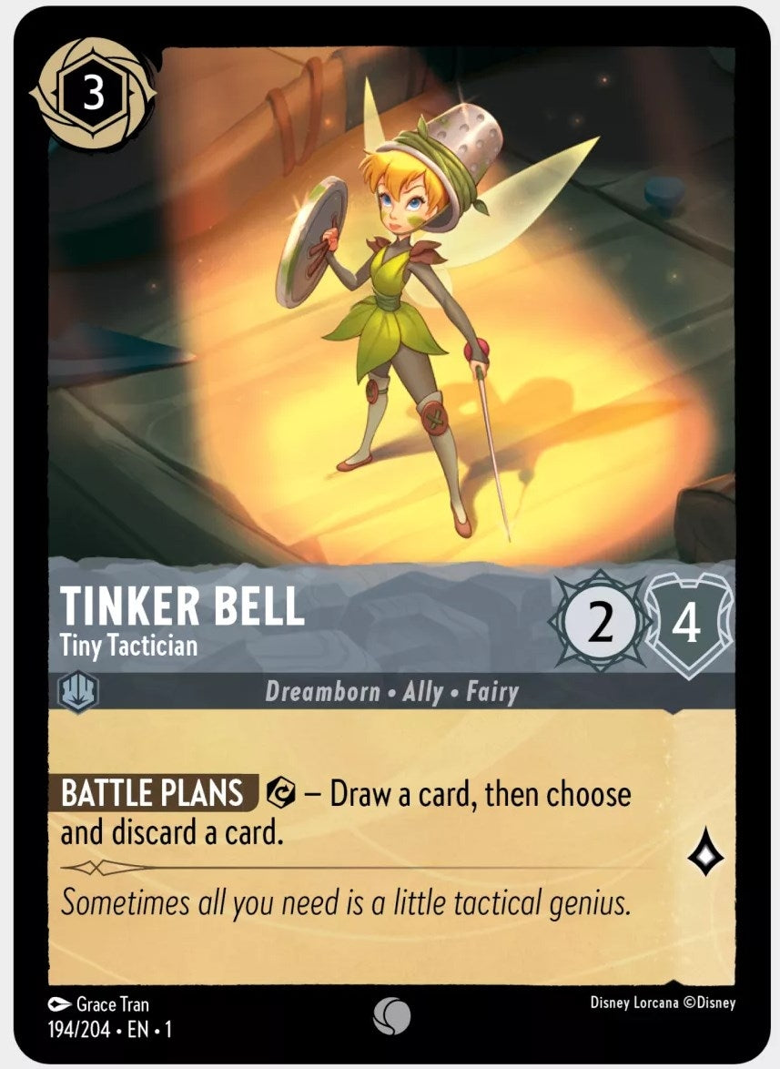 Image for Tinker Bell - Tiny Tactician (194/204) (The First Chapter) (1) - Disney Lorcana