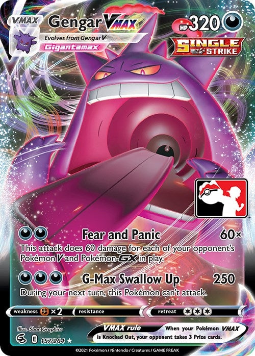 Image for Gengar VMAX (157/264) (Prize Pack Series Cards) - Pokemon