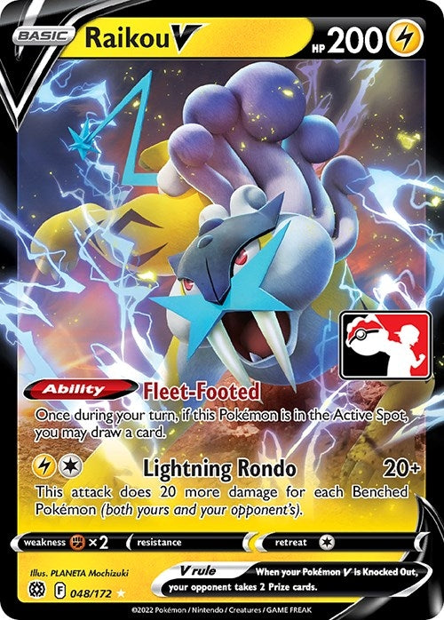 Image for Raikou V (048/172) (Prize Pack Series Cards) - Pokemon