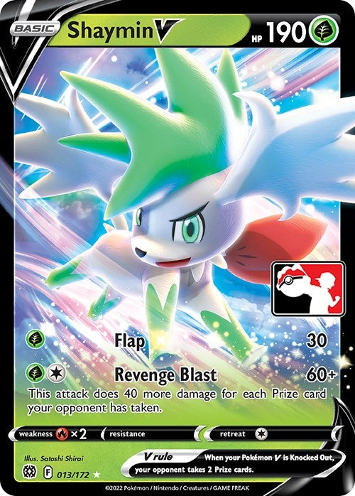 Image for Shaymin V (013/172) (Prize Pack Series Cards) - Pokemon