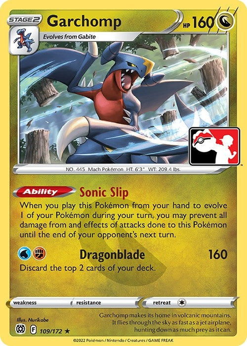 Image for Garchomp (109/172) (Prize Pack Series Cards) - Pokemon