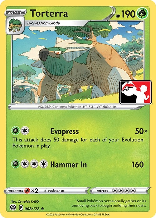Image for Torterra (008/172) (Prize Pack Series Cards) - Pokemon
