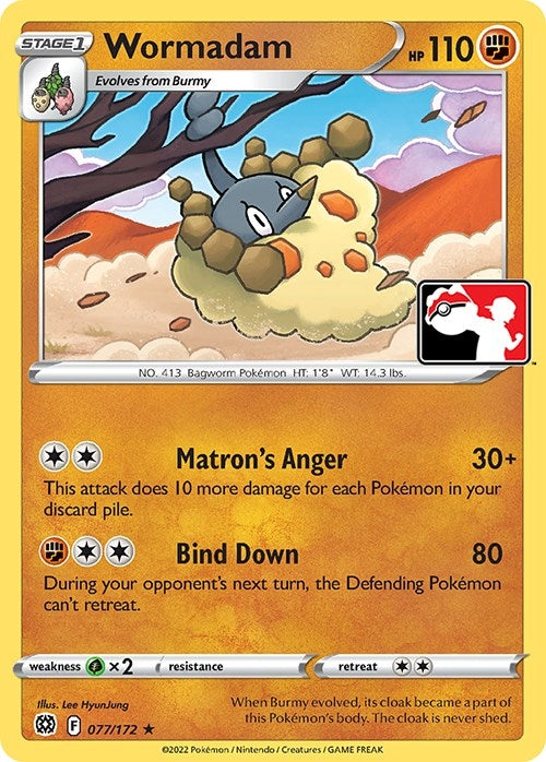 Image for Wormadam (077/172) (Prize Pack Series Cards) - Pokemon