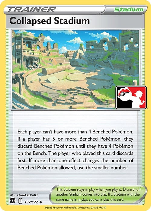 Image for Collapsed Stadium (137/172) (Prize Pack Series Cards) - Pokemon