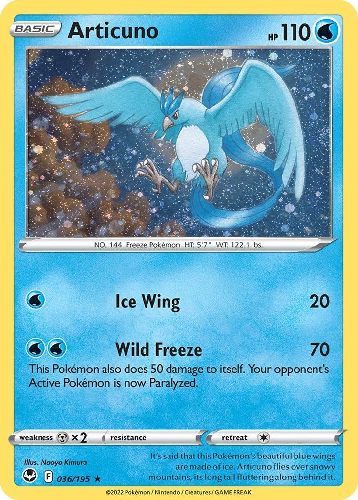 Image for Articuno (Cosmos Holo) (036/195) (Miscellaneous Cards & Products) (MCAP) - Pokemon