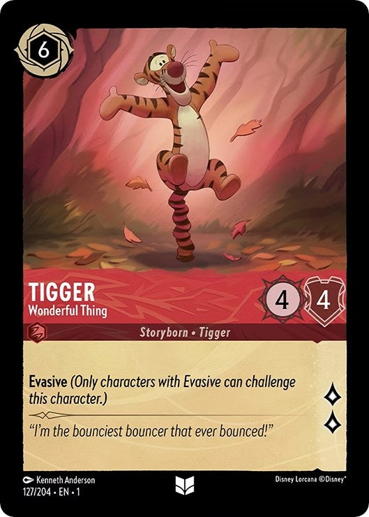 Image for Tigger - Wonderful Thing (127/204) (The First Chapter) (1) - Disney Lorcana