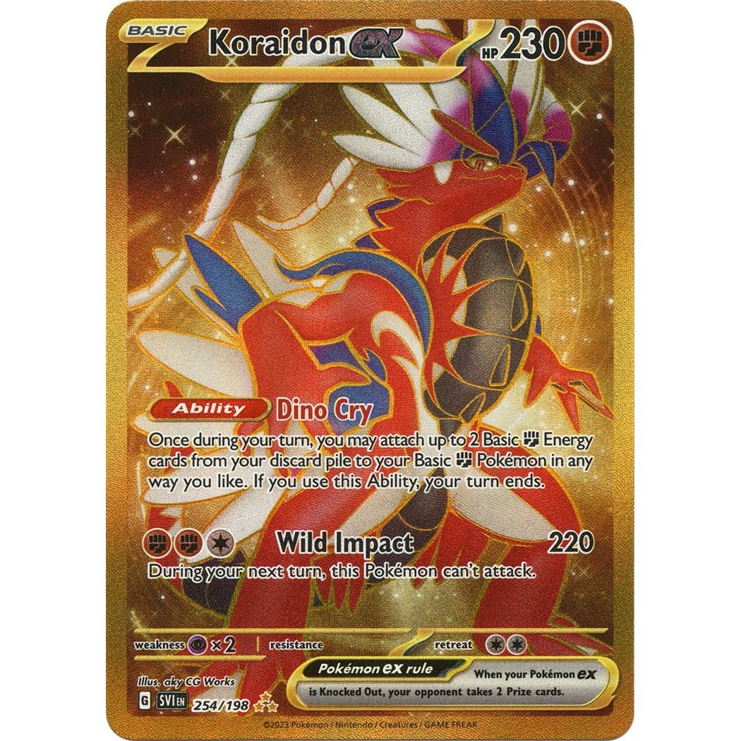 Koraidon ex (254/198) (SV01: Scarlet & Violet Base Set) - PokeBox USA