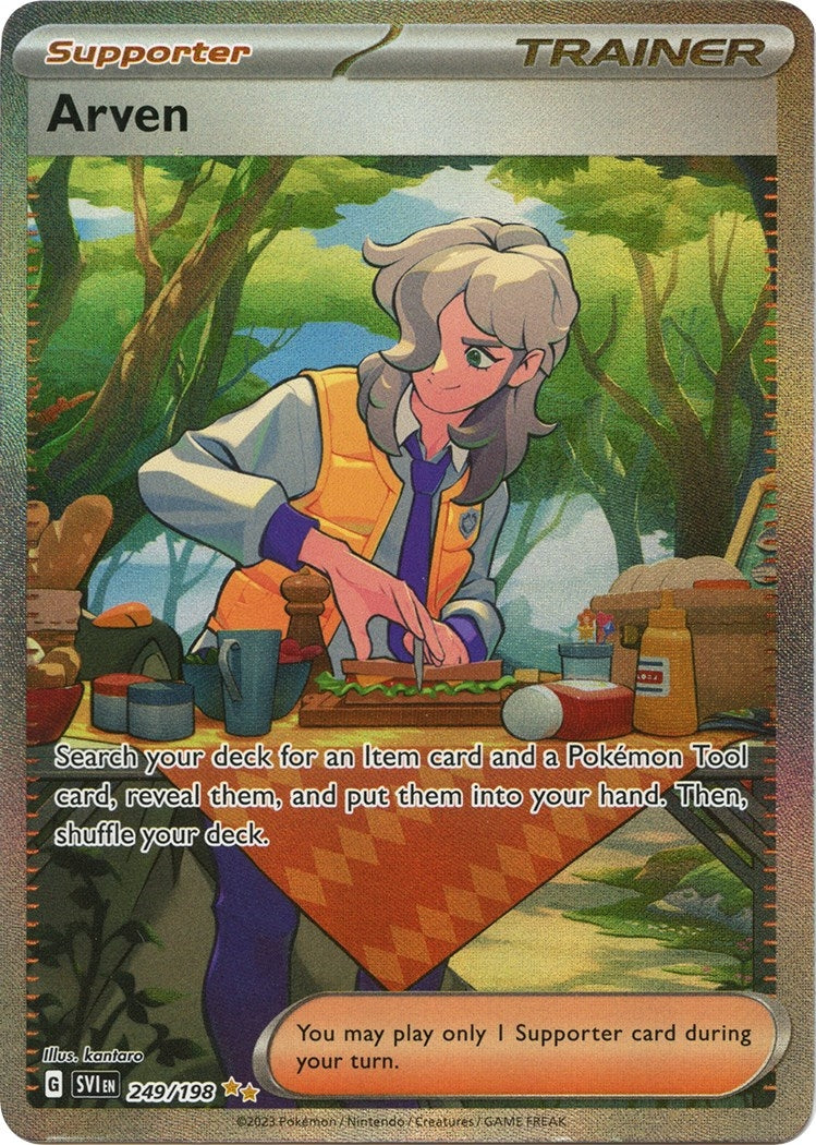 Arven (249/198) (SV01: Scarlet & Violet Base Set) - PokeBox USA