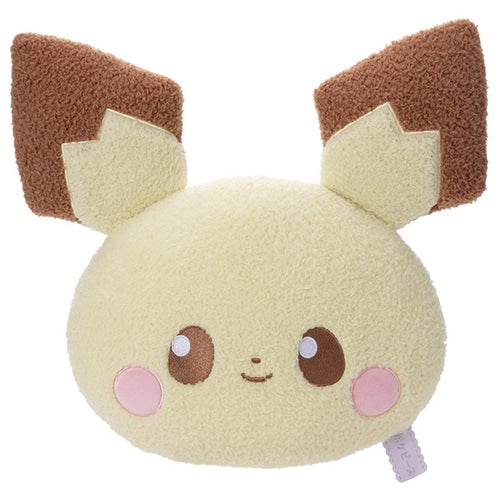 Pichu - Poke-Piece stuffed face cushion Pokémon Centre - PokéBox Australia