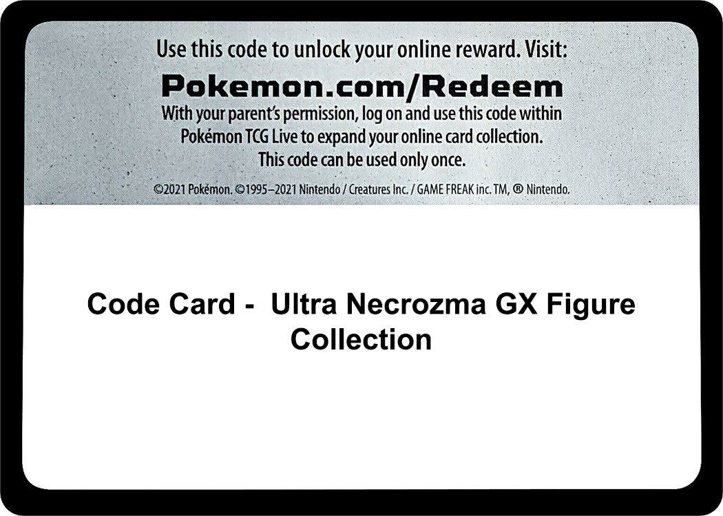Image for Code Card - Ultra Necrozma GX Figure Collection (Dragon Majesty) (DRM) - Pokemon
