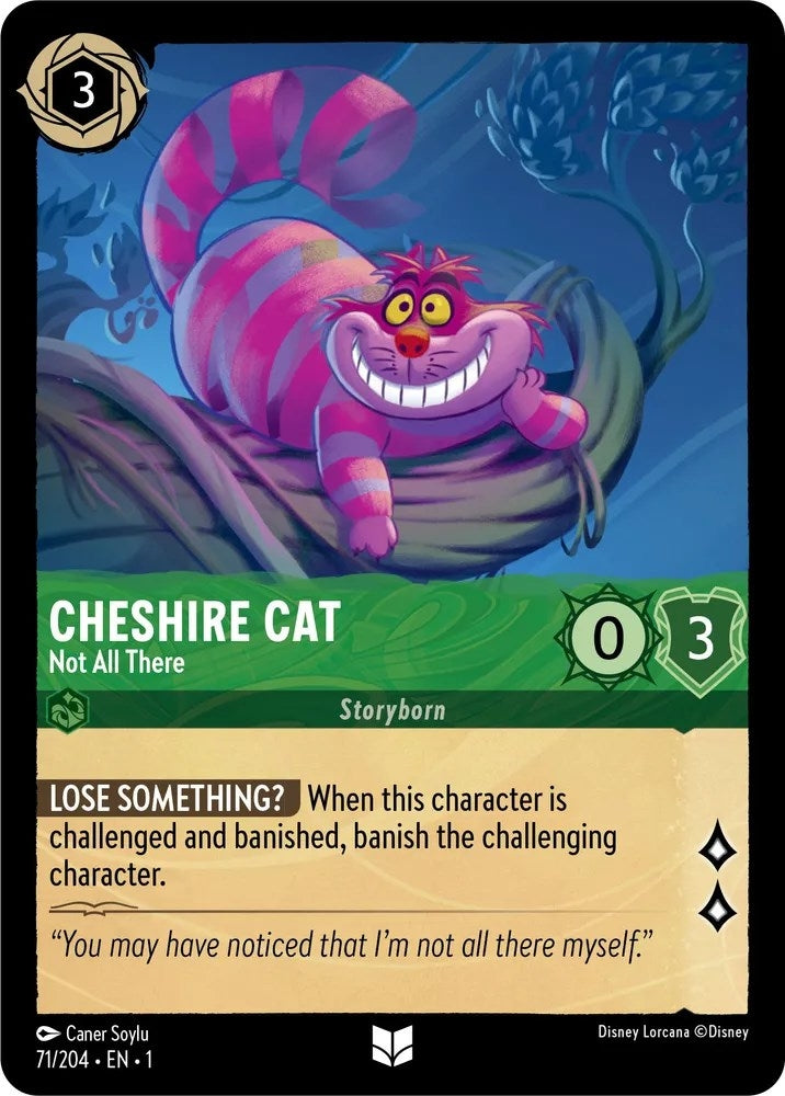 Image for Cheshire Cat - Not All There (71/204) (The First Chapter) (1) - Disney Lorcana