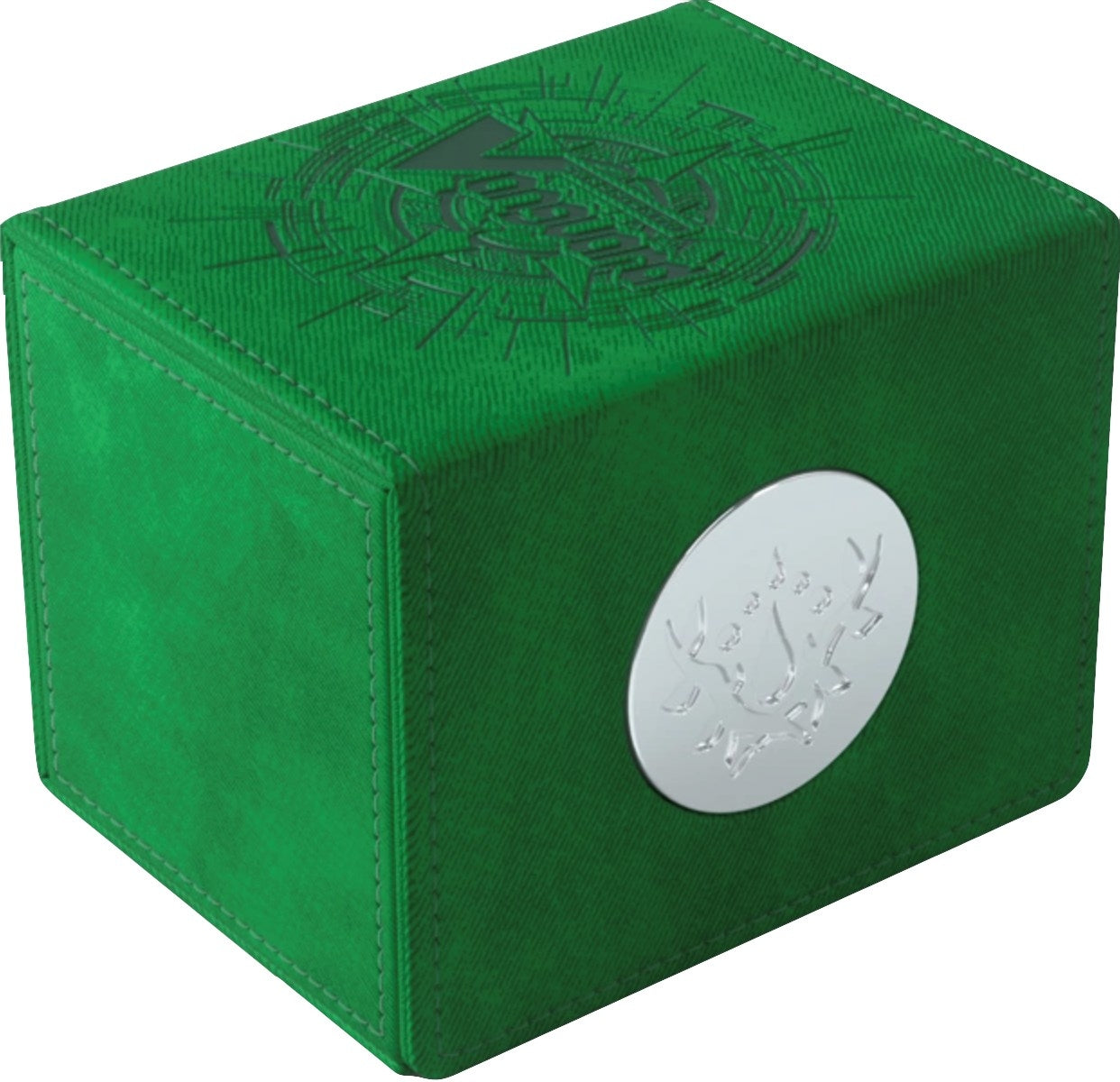 Image for Gamegenic Cardfight!! Vanguard Nation's Vault Premium Deck Box — Stoicheia Green - Deck Boxes