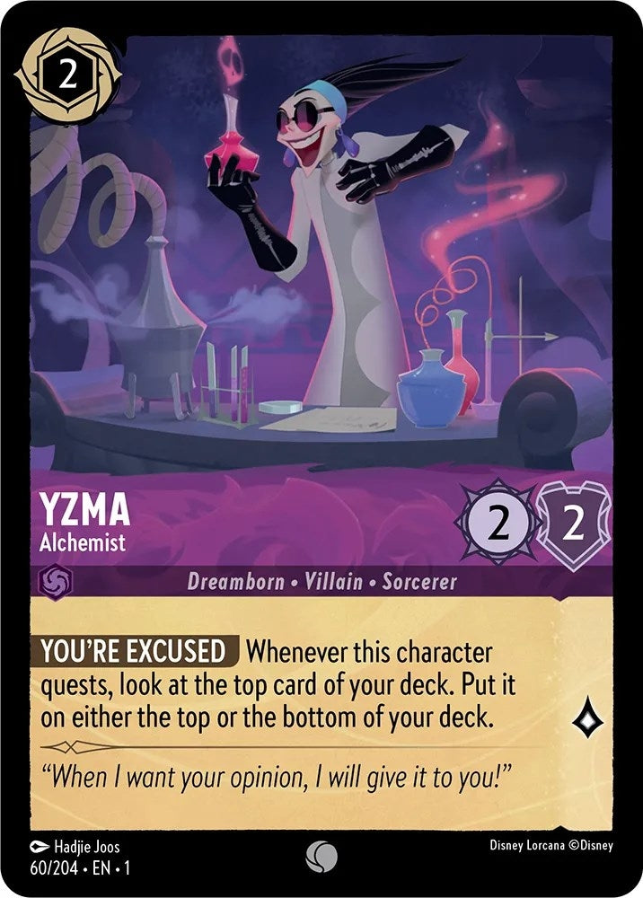 Image for Yzma - Alchemist (60/204) (The First Chapter) (1) - Disney Lorcana