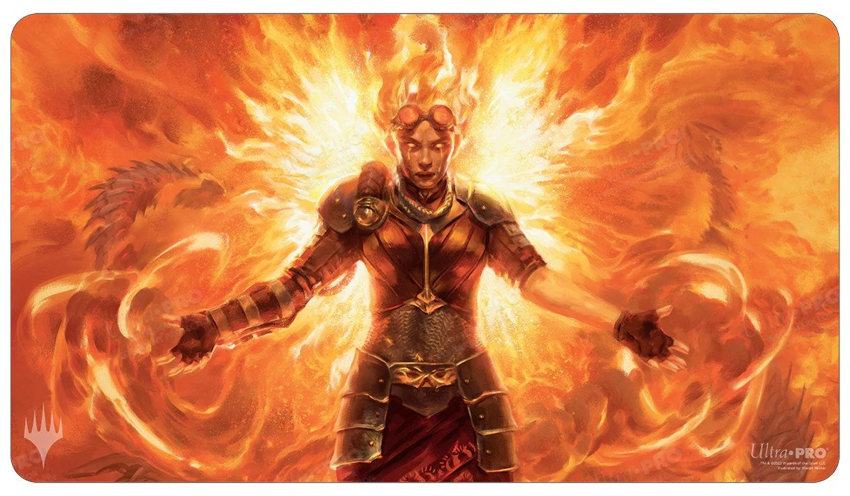 Image for March of the Machine Chandra, Hope's Beacon Standard Gaming Playmat for Magic: The Gathering - Playmats