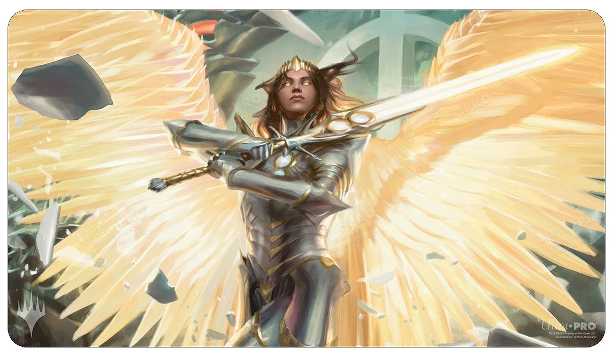 Image for March of the Machine Archangel Elspeth Standard Gaming Playmat for Magic: The Gathering - Playmats