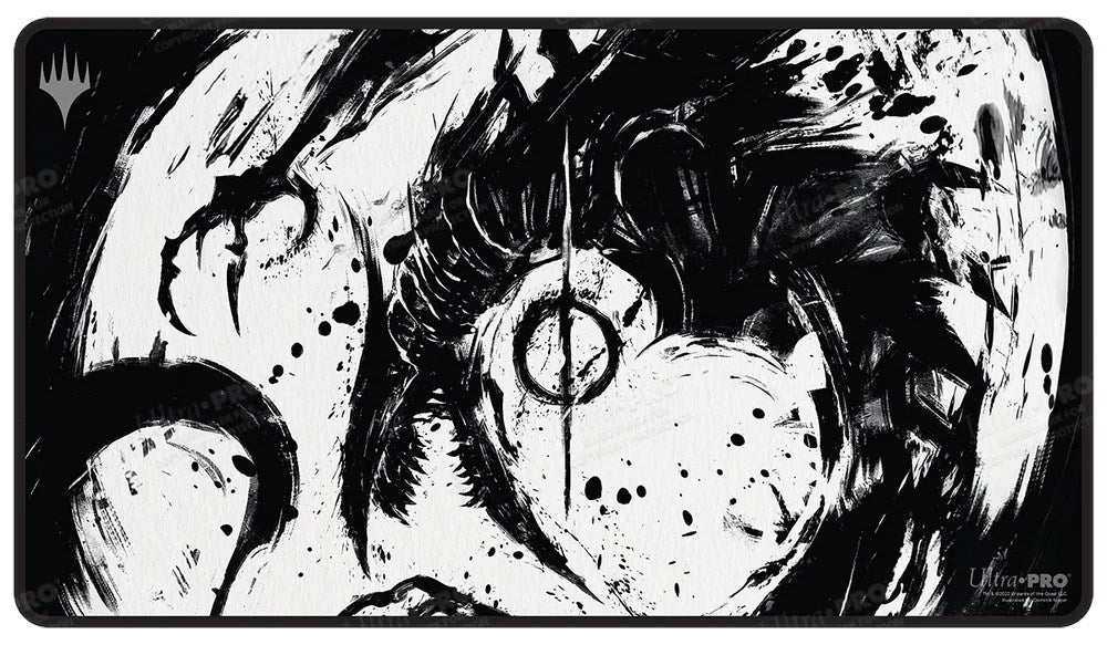 Image for March of the Machine Jin-Gitaxias Black Stitched Standard Gaming Playmat for Magic: The Gathering - Playmats