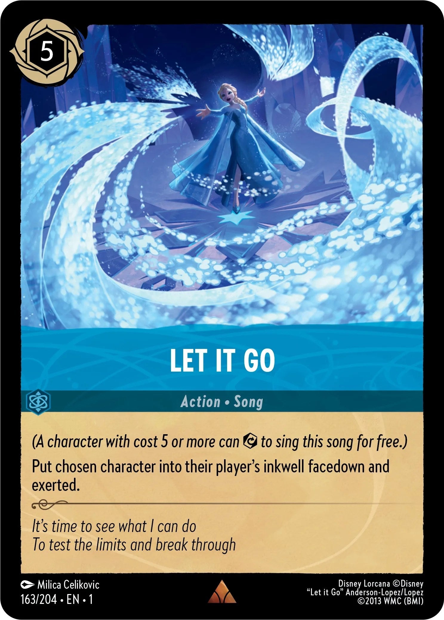 Image for Let It Go (163/204) (The First Chapter) (1) - Disney Lorcana