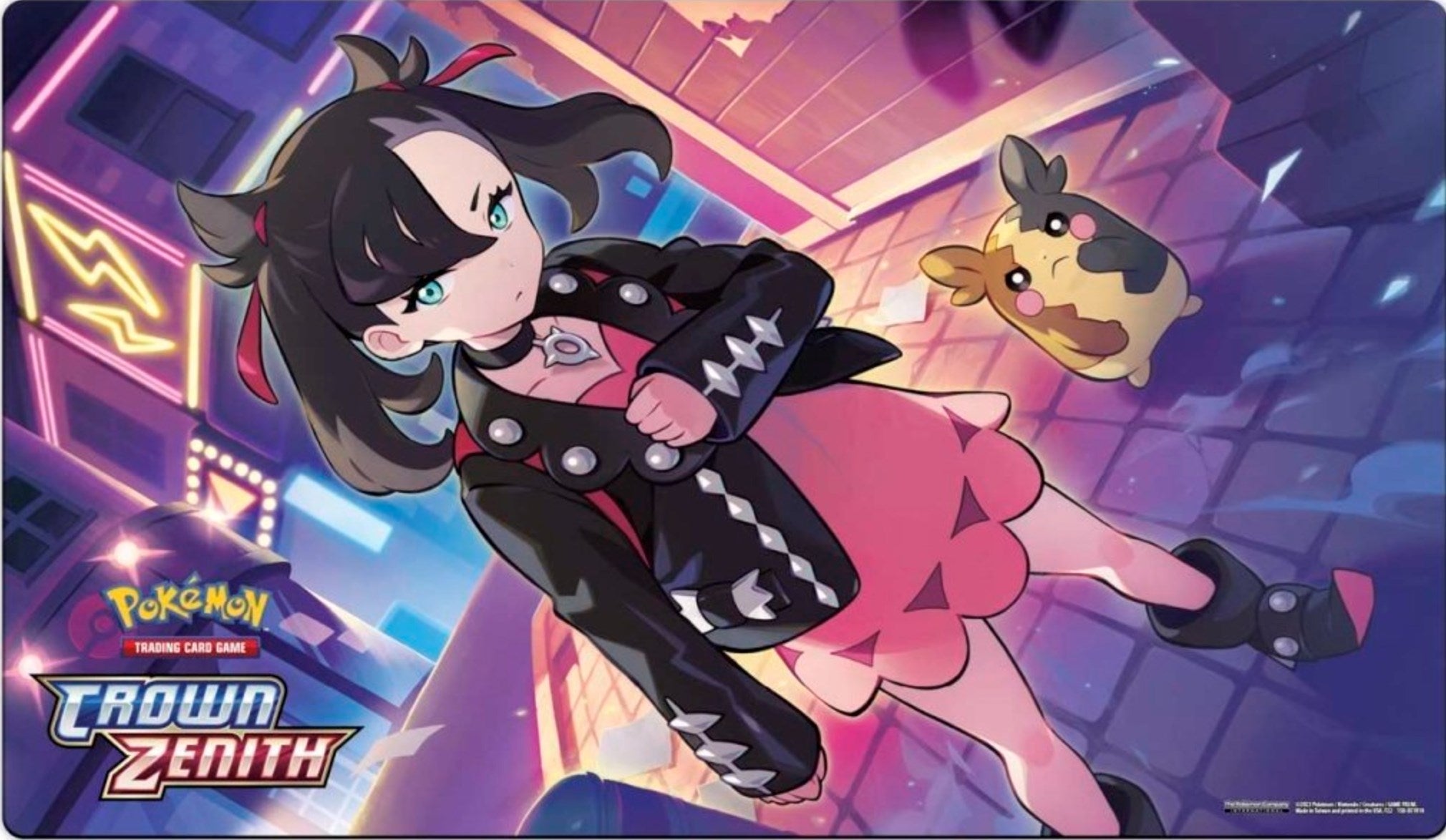 Image for Pokemon TCG: Crown Zenith Premium Collection - Marnie & Morpeko Playmat - Playmats