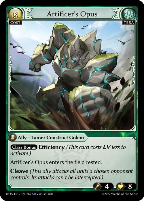 Image for Artificer's Opus (267) (Dawn of Ashes 1st Edition) (DOA 1st) - Grand Archive TCG
