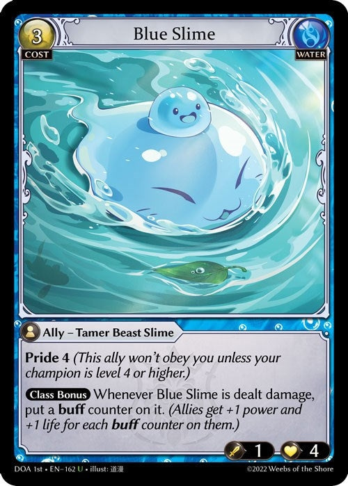 Image for Blue Slime (162) (Dawn of Ashes 1st Edition) (DOA 1st) - Grand Archive TCG