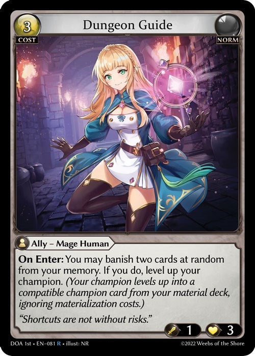 Image for Dungeon Guide (081) (Dawn of Ashes 1st Edition) (DOA 1st) - Grand Archive TCG