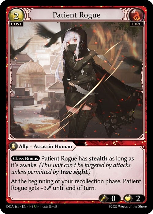 Image for Patient Rogue (146) (Dawn of Ashes 1st Edition) (DOA 1st) - Grand Archive TCG