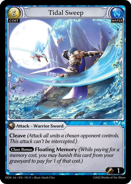 Image for Tidal Sweep (195) (Dawn of Ashes 1st Edition) (DOA 1st) - Grand Archive TCG